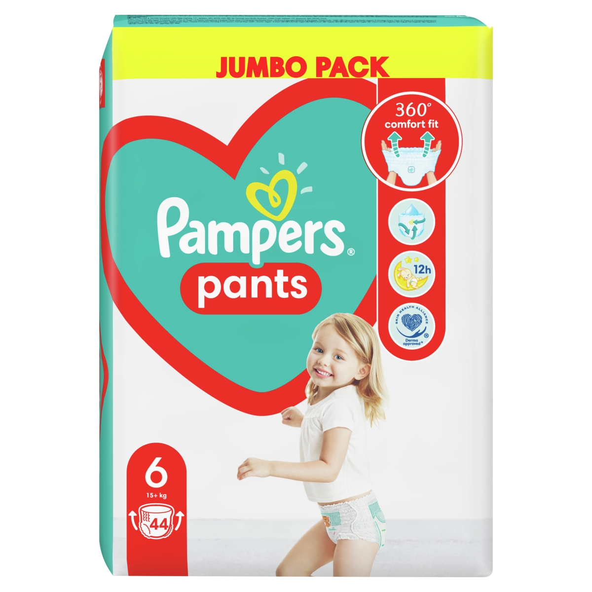 Pampers Pants Jumbo Pack S6, 44 gab. - Produkta attēls