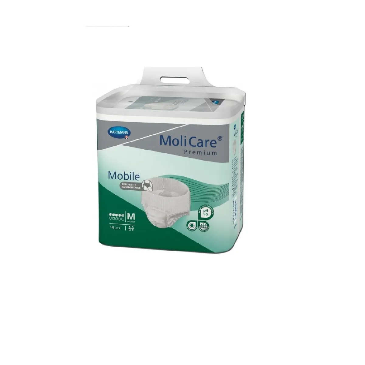 MOLICARE Premium Mobile bikses (M izmērs,5 lāses), 14 gab - Produkta attēls