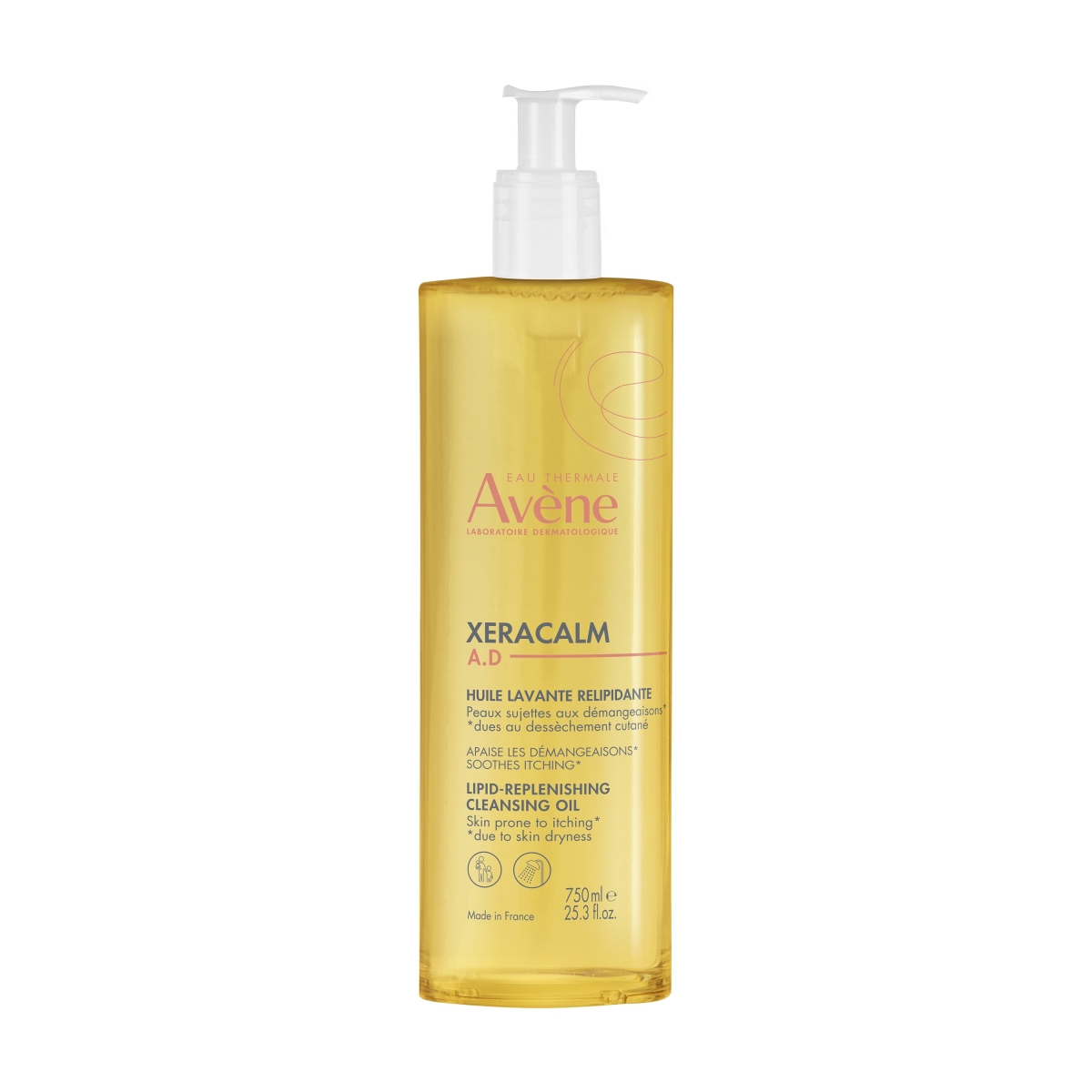 AVENE Xeracalm A.D. lipīdus atjaunojoša attīroša eļļa, 750 ml - Produkta attēls