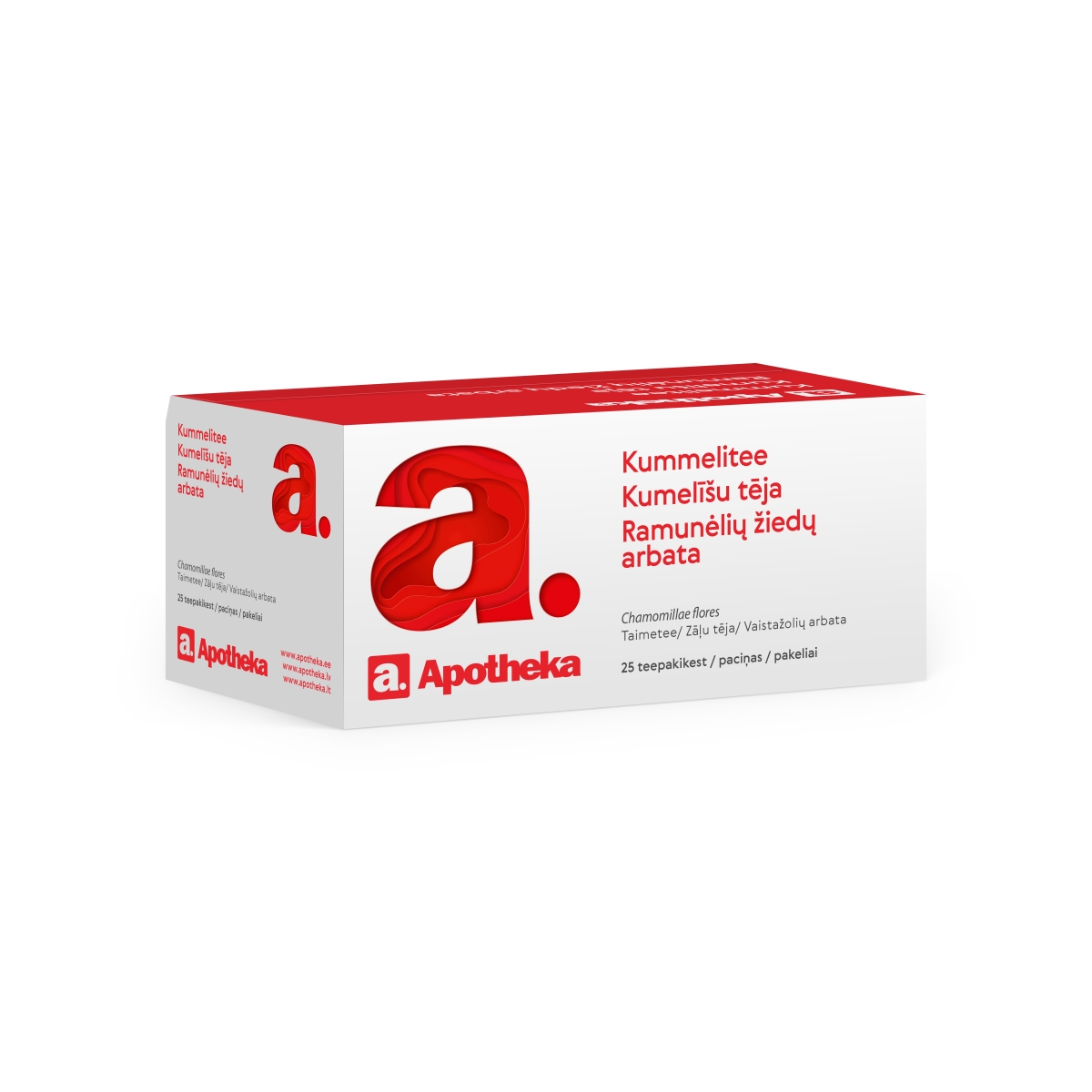 APOTHEKA kumelīšu ziedu tēja, 25 pac. - Produkta attēls