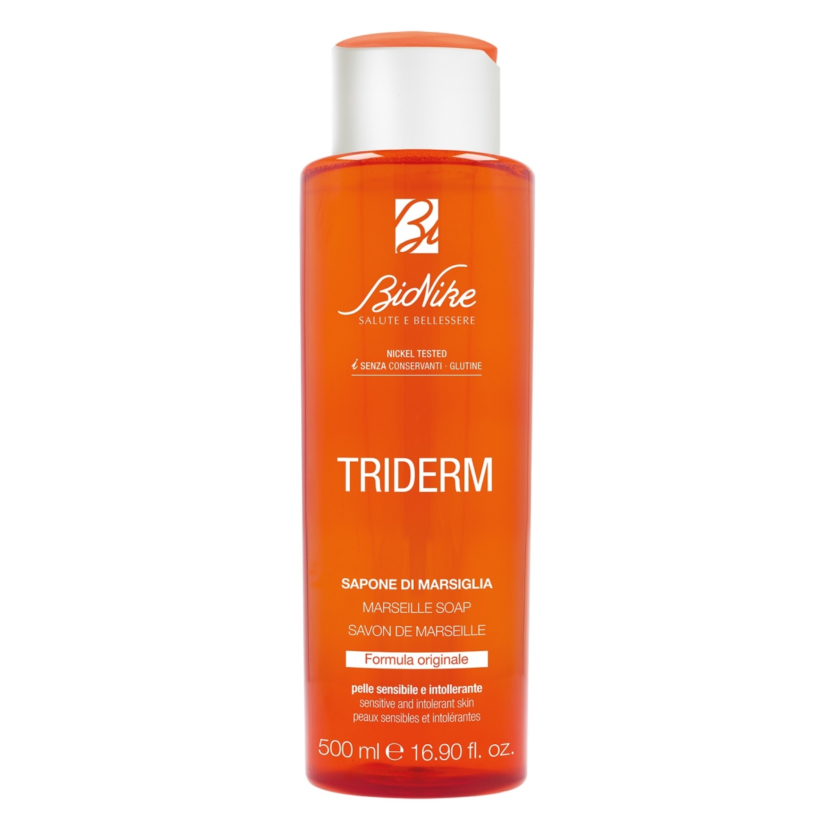 BIONIKE Triderm Marseille šķidrās ziepes, 500 ml - Produkta attēls