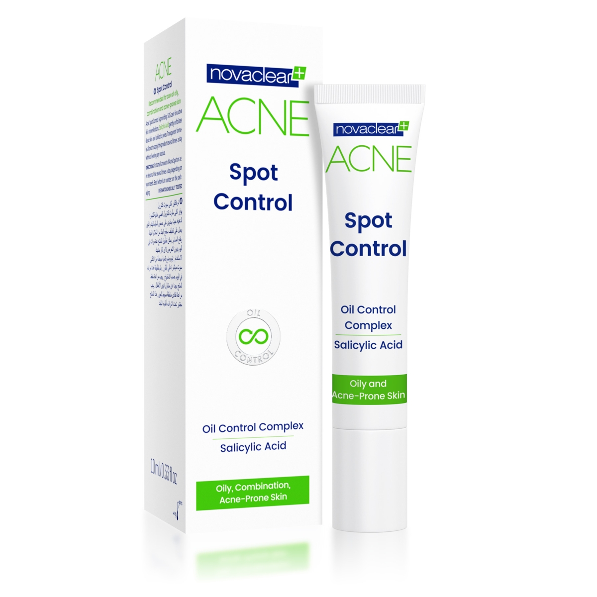 NOVACLEAR Acne lokāls līdzeklis pūtītēm, 10 ml - Produkta attēls