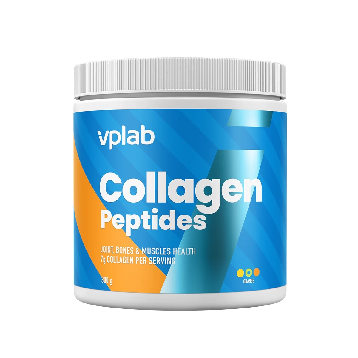 VPLAB Collagen Peptides pulveris ar apelsīnu garšu, 300 g - Produkta attēls