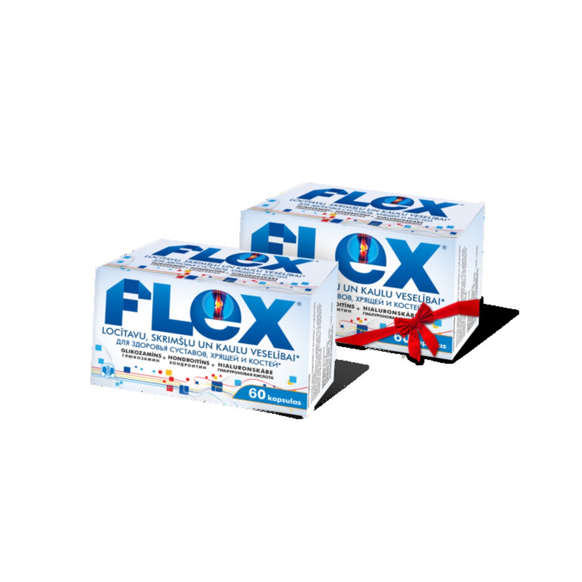 FLEX kapsulas (1+1), 60 gab - Produkta attēls