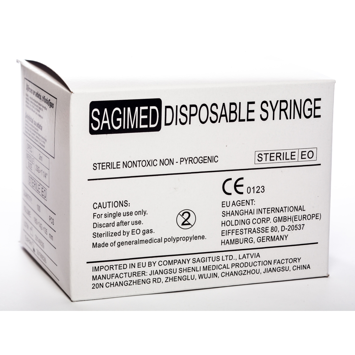 SYRINGE TRĪSKOMP.2ML 23G (+AD.0.6X32) SLIP N100 - Produkta attēls