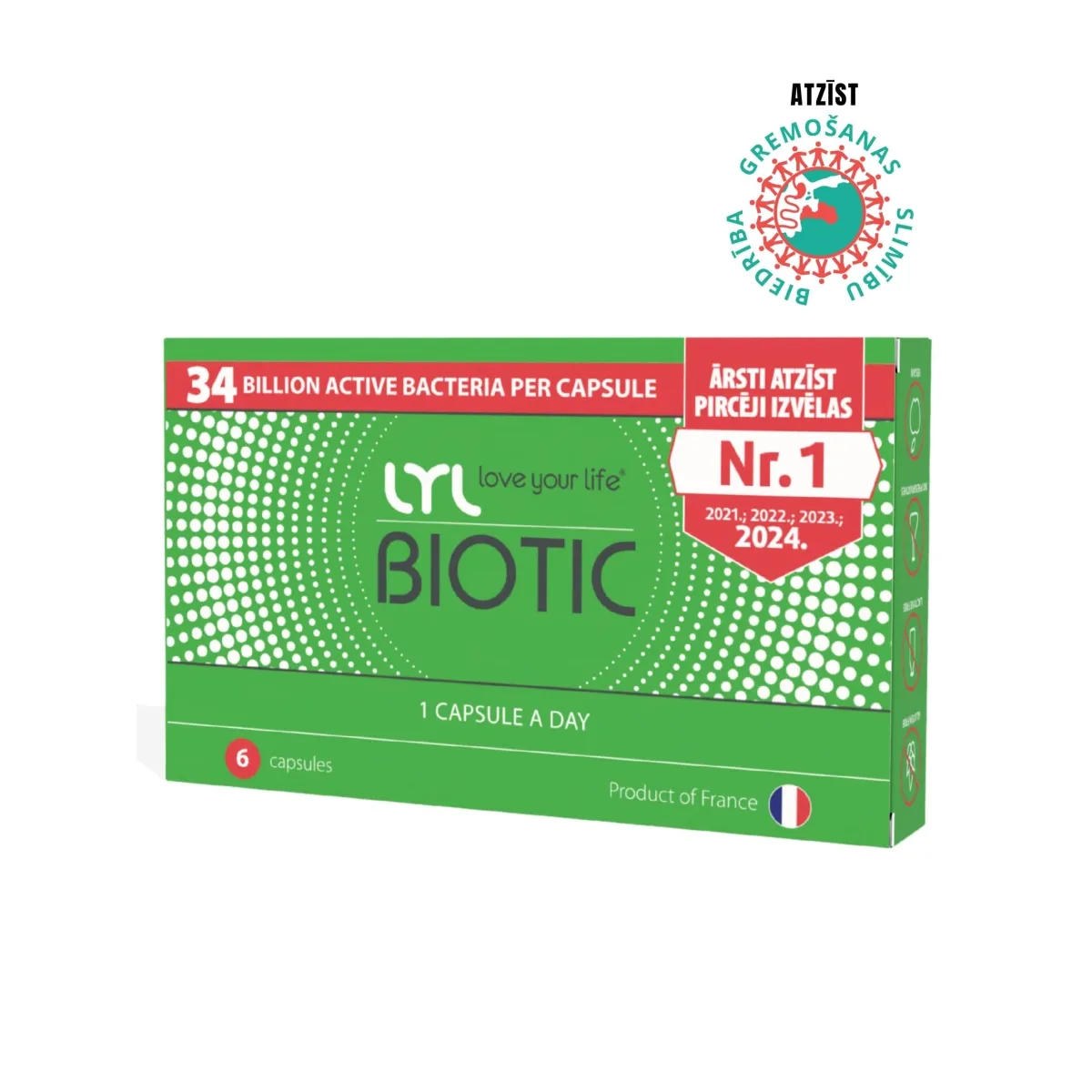 LYL BIOTIC, 6 kapsulas - Produkta attēls 1