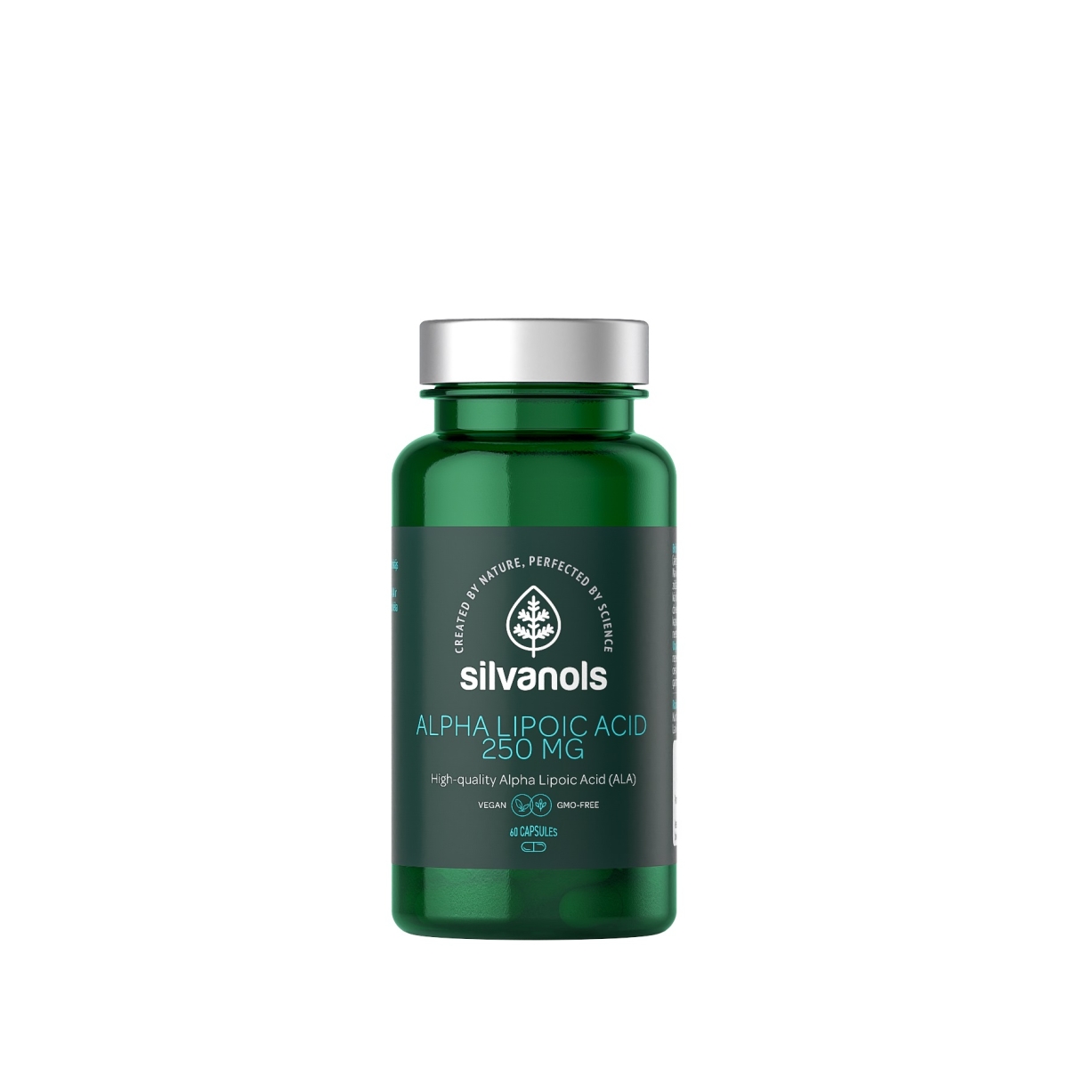 SILVANOLS Alpha Lipoic Acid kapsulas, 60 gab. - Produkta attēls