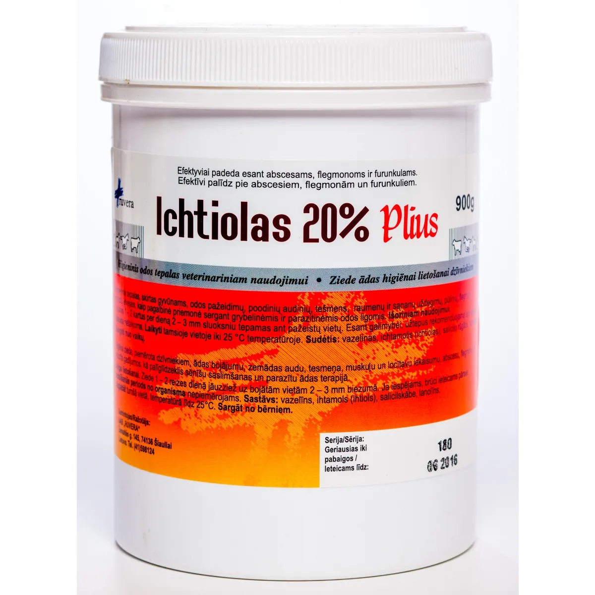 IHTIOLA ZIEDE 20% ( ICHTIOLAS PLUS ) 900G - Produkta attēls