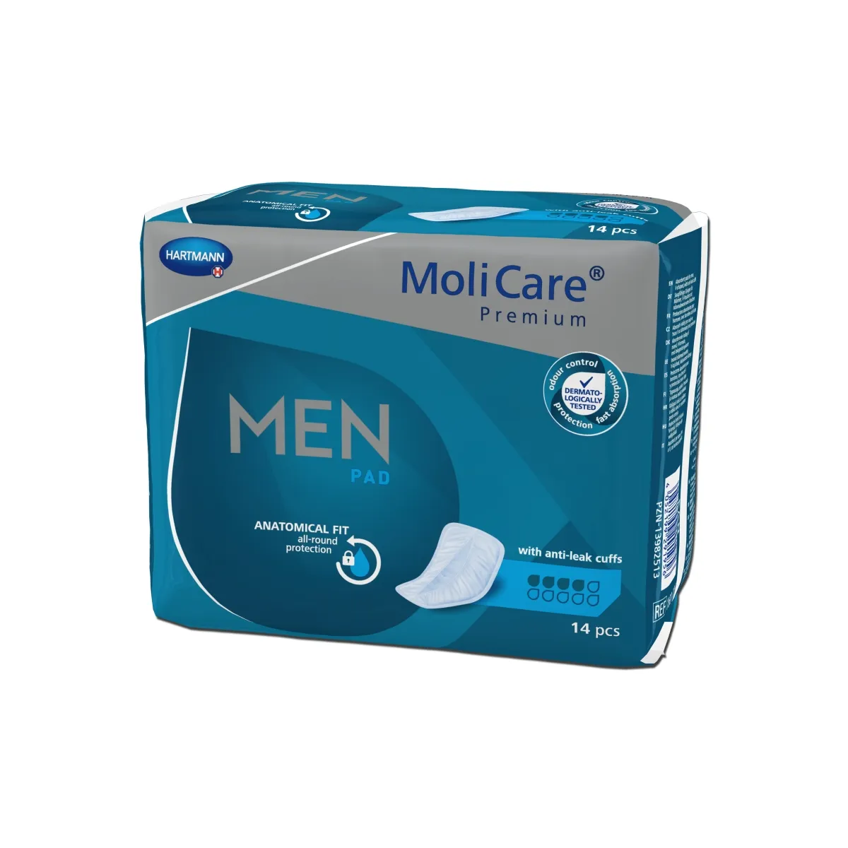 MOLICARE Prem Men Pad ieliktņi (4 piles), 14 gab - Produkta attēls
