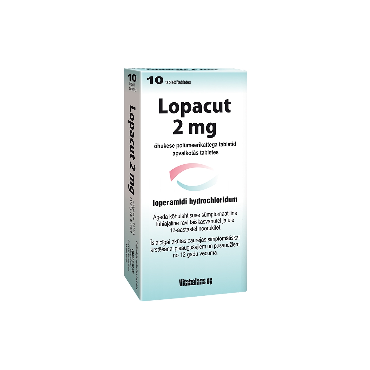 LOPACUT 2 mg tabletes, 10 gab. - Produkta attēls