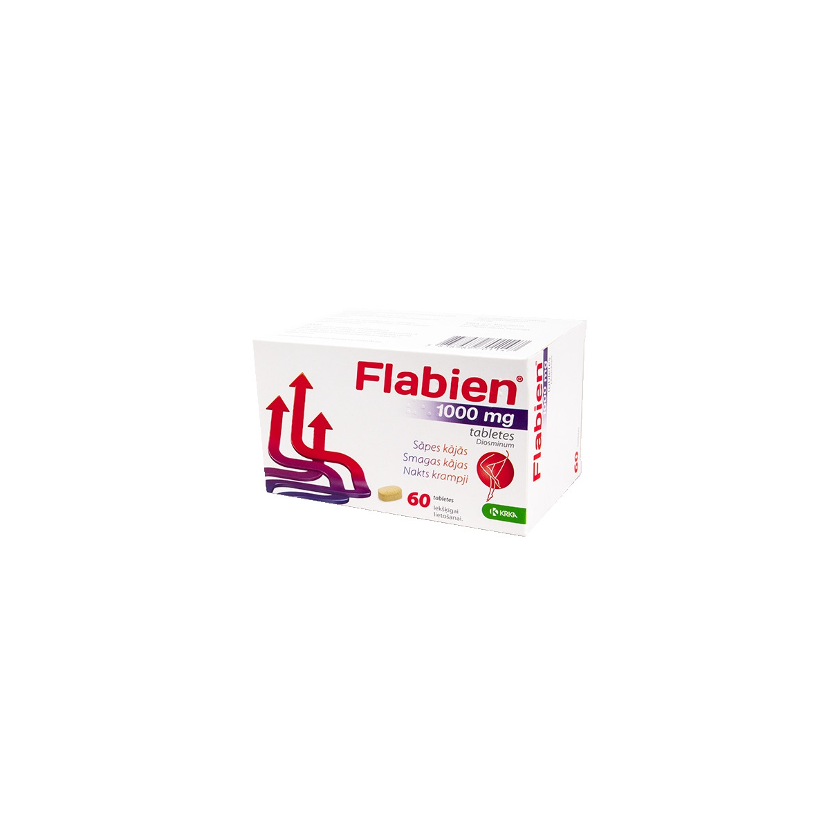 FLABIEN 1000MG TBL N60 - Produkta attēls