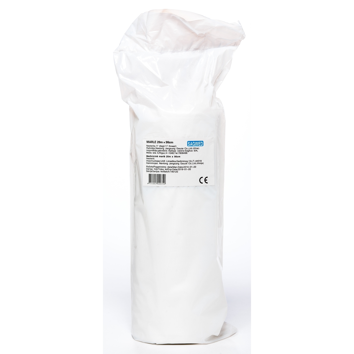 MARLE MEDICĪNISKĀ (17 DIEGI) 20Mx90CM (SAGIMED) - Produkta attēls