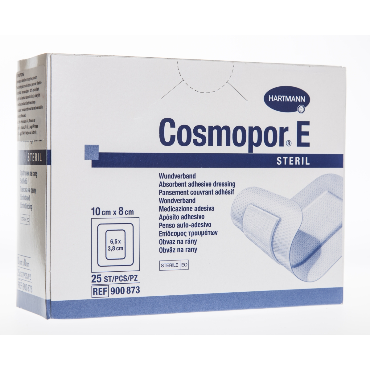 COSMOPOR E plāksteri (10 x 8 cm), 25 gab - Produkta attēls