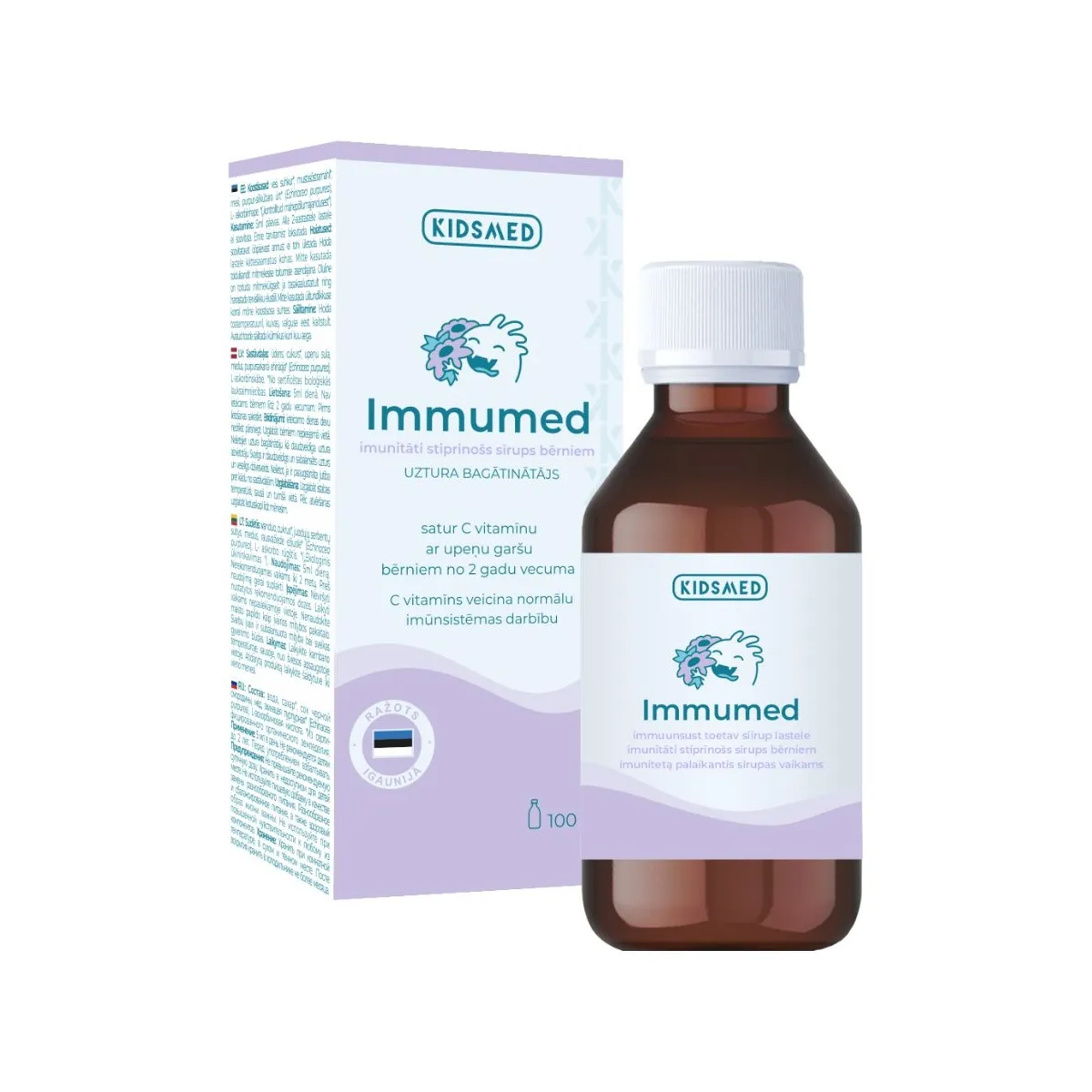 KIDSMED Immuned sīrups, 100 ml - Produkta attēls