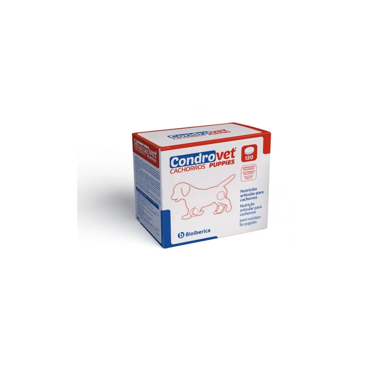BIOIBERICA CONDROVET PUPPIES N120 TABL KUCĒNIEM - Produkta attēls