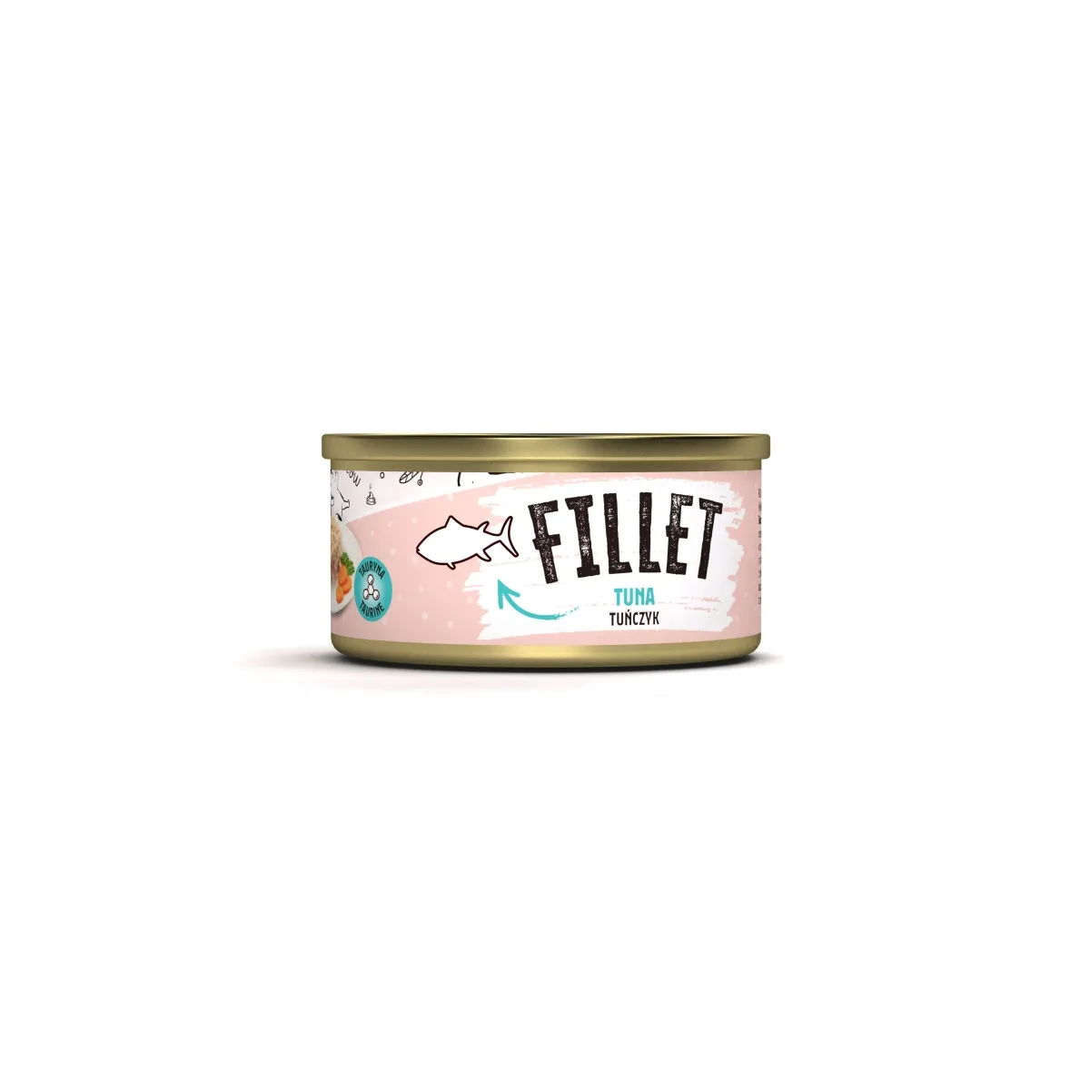 MR.BANDIT CAT FILLET KONS TUNA /TUNČA FILEJA 80G /1711 - Produkta attēls