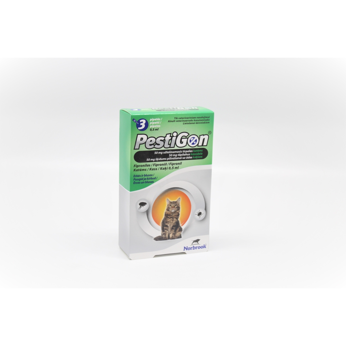 PESTIGON  50MG ŠĶĪD KAĶIEM N3 - Produkta attēls