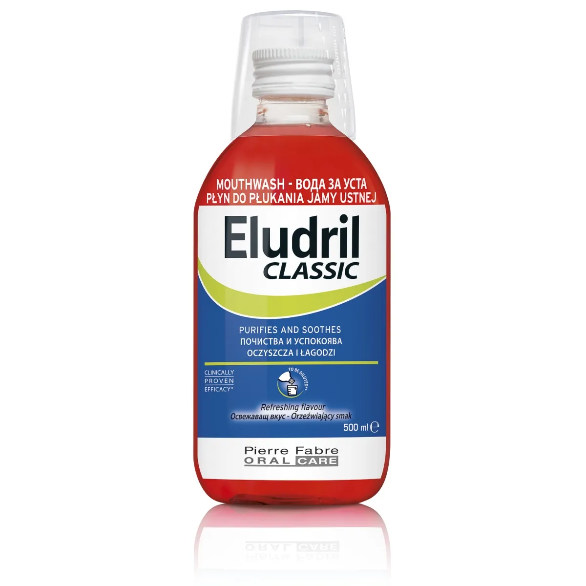 ELUDRIL CLASSIC MUTES SKALOJAMAIS LĪDZEKLIS 500ML - Produkta attēls