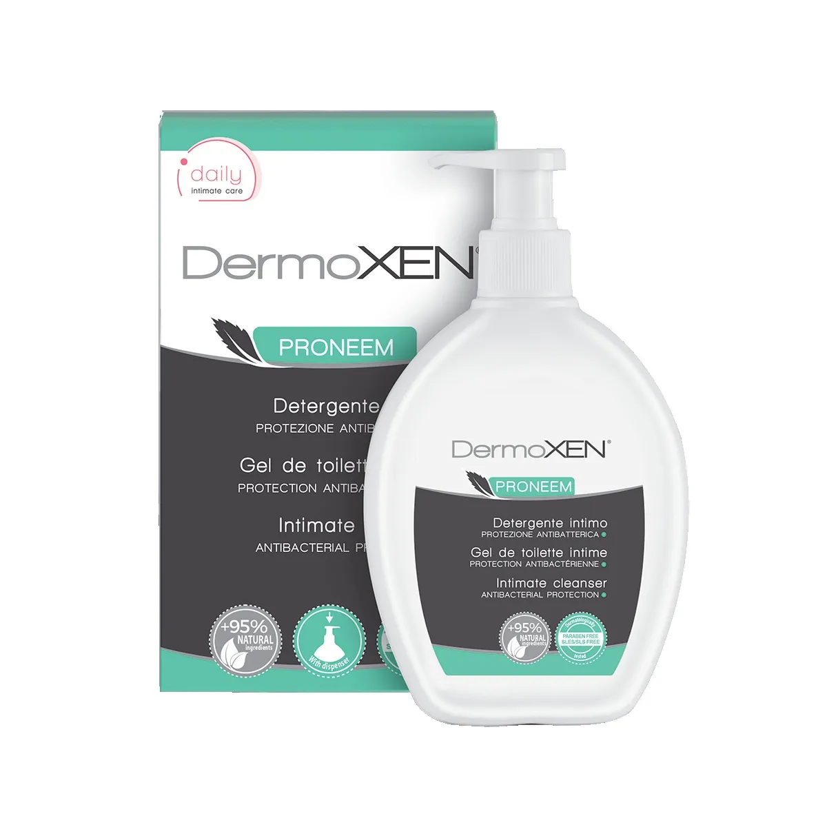 DERMOXEN PRONEEM intīmās higiēnas gels, 200 ml - Produkta attēls