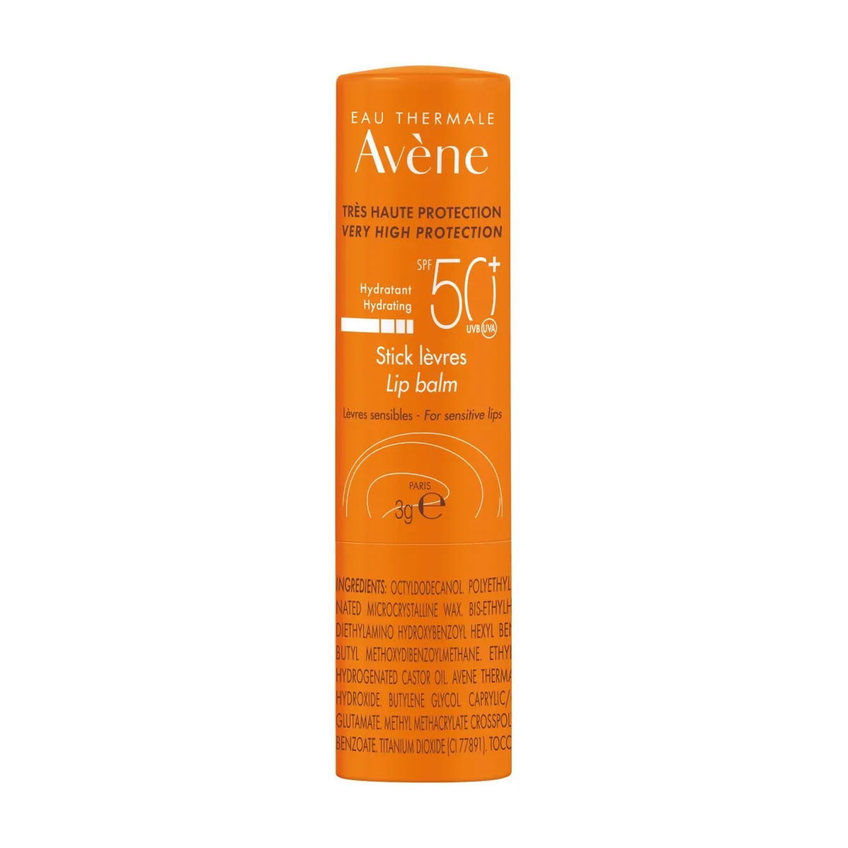 AVÈNE Sun lip balm SPF 50+, 3 g - Produkta attēls