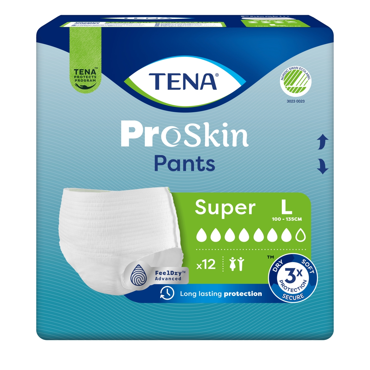 TENA Pants Super biksītes L izmērs, 12 gab. - Produkta attēls