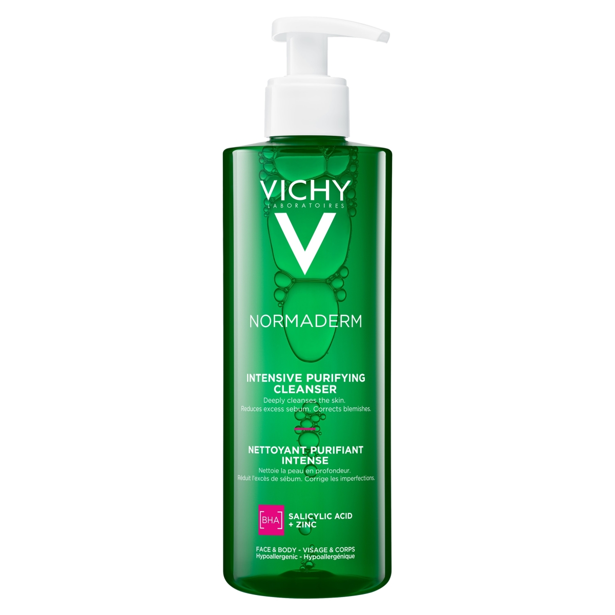 VICHY Normaderm Phytosolution dziļi attīrošs gels, 400 ml - Produkta attēls