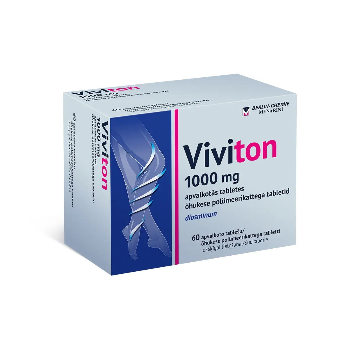VIVITON 1000MG APV TBL N60 - Produkta attēls