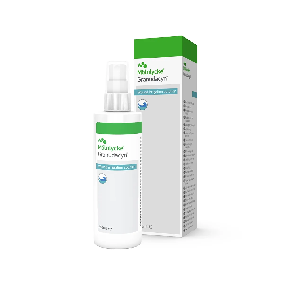 GRANUDACYN brūču šķīdums 250ml, - Produkta attēls
