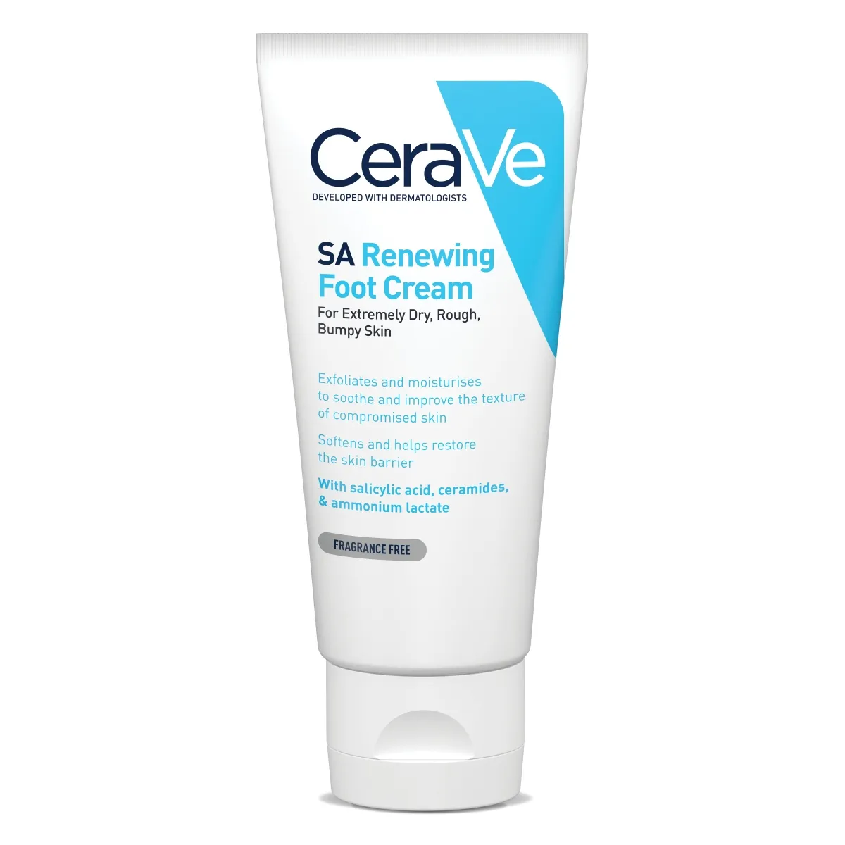 CERAVE SA krēms ļoti sausai, raupjai un bojātai pēdu ādai, 88 ml - Produkta attēls