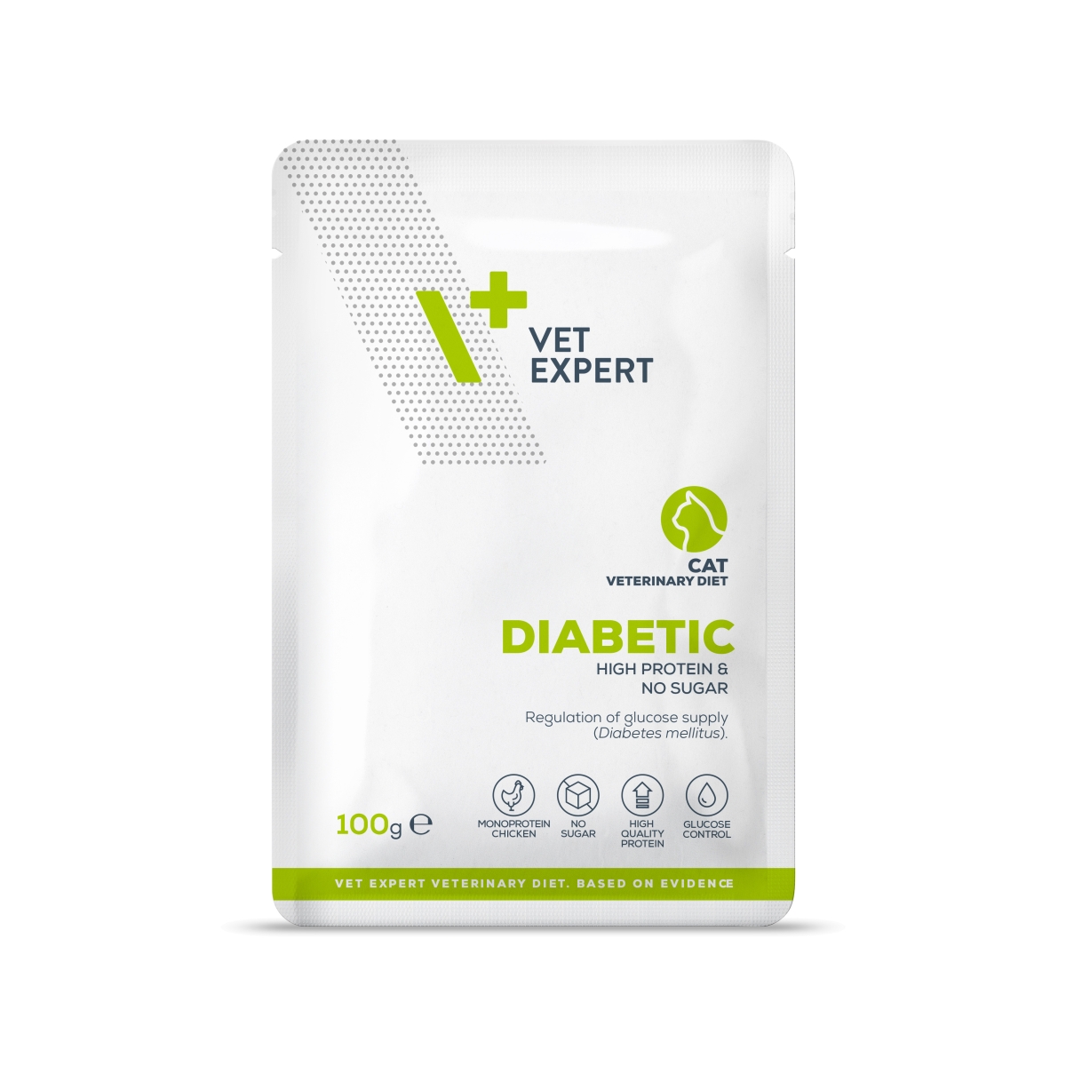 4T VD KAĶU DIABETIC PAC 100G N12 - Produkta attēls
