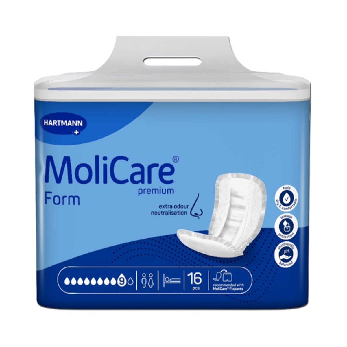 MOLICARE Premium Form ieliktnīši (9 piles), 16 gab - Produkta attēls