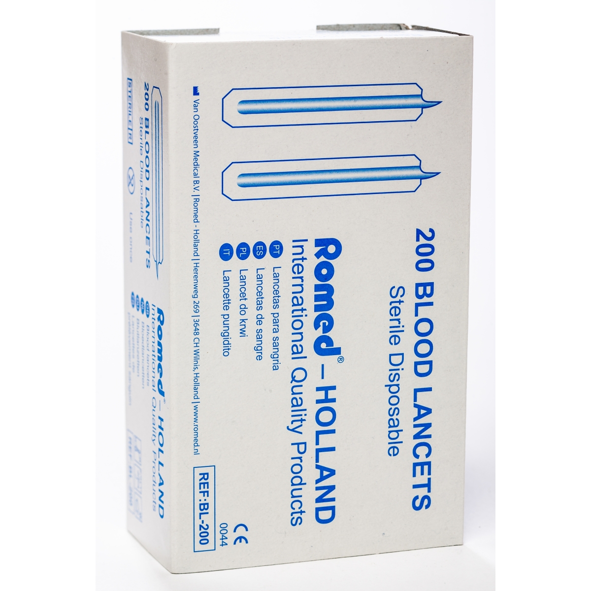 ROMED lancetes, 200 gab - Produkta attēls