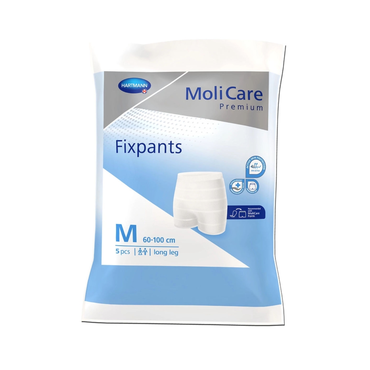 MOLICARE Fixpants Long biksītes (M izmērs), 5 gab - Produkta attēls