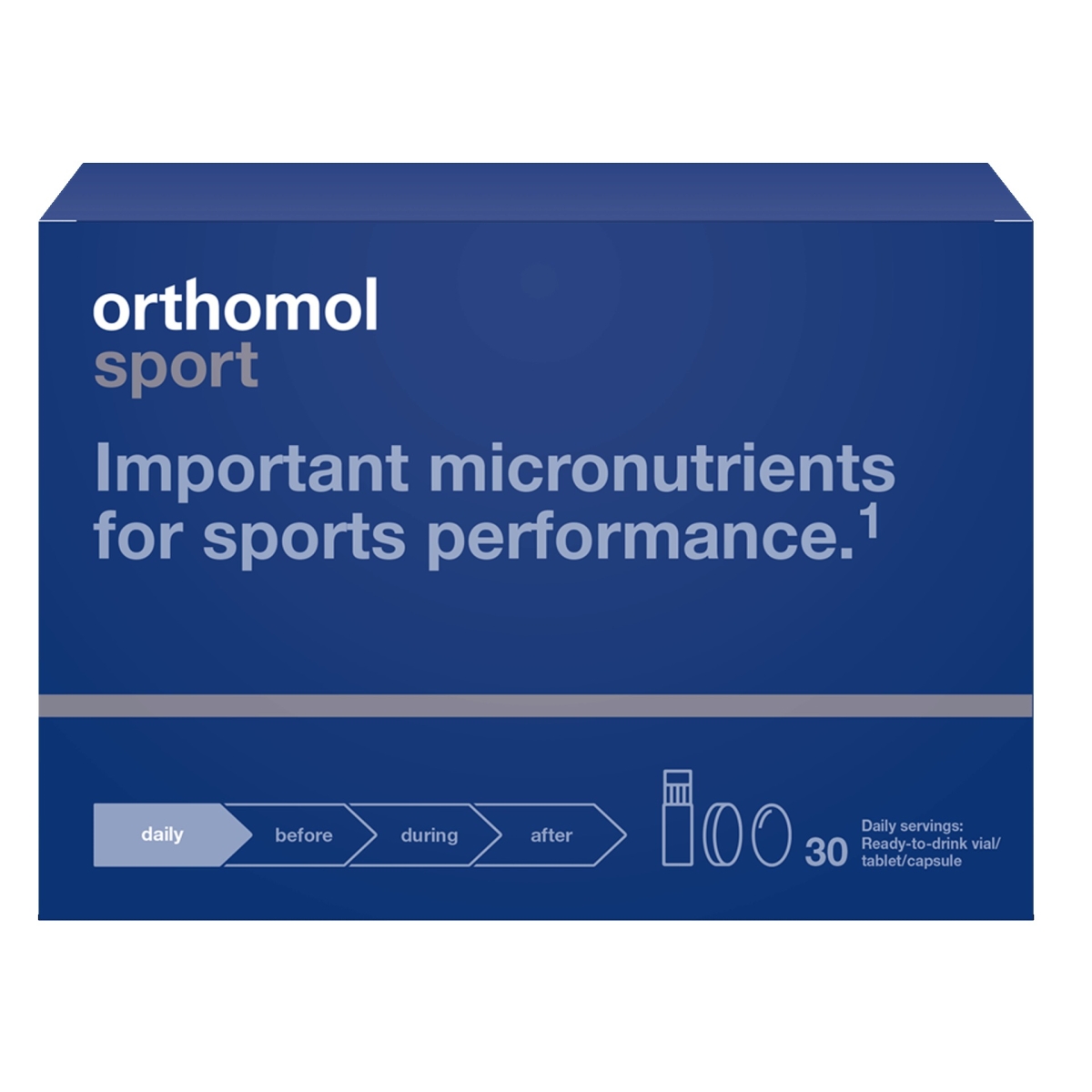 ORTHOMOL Sport, 30 gab - Produkta attēls