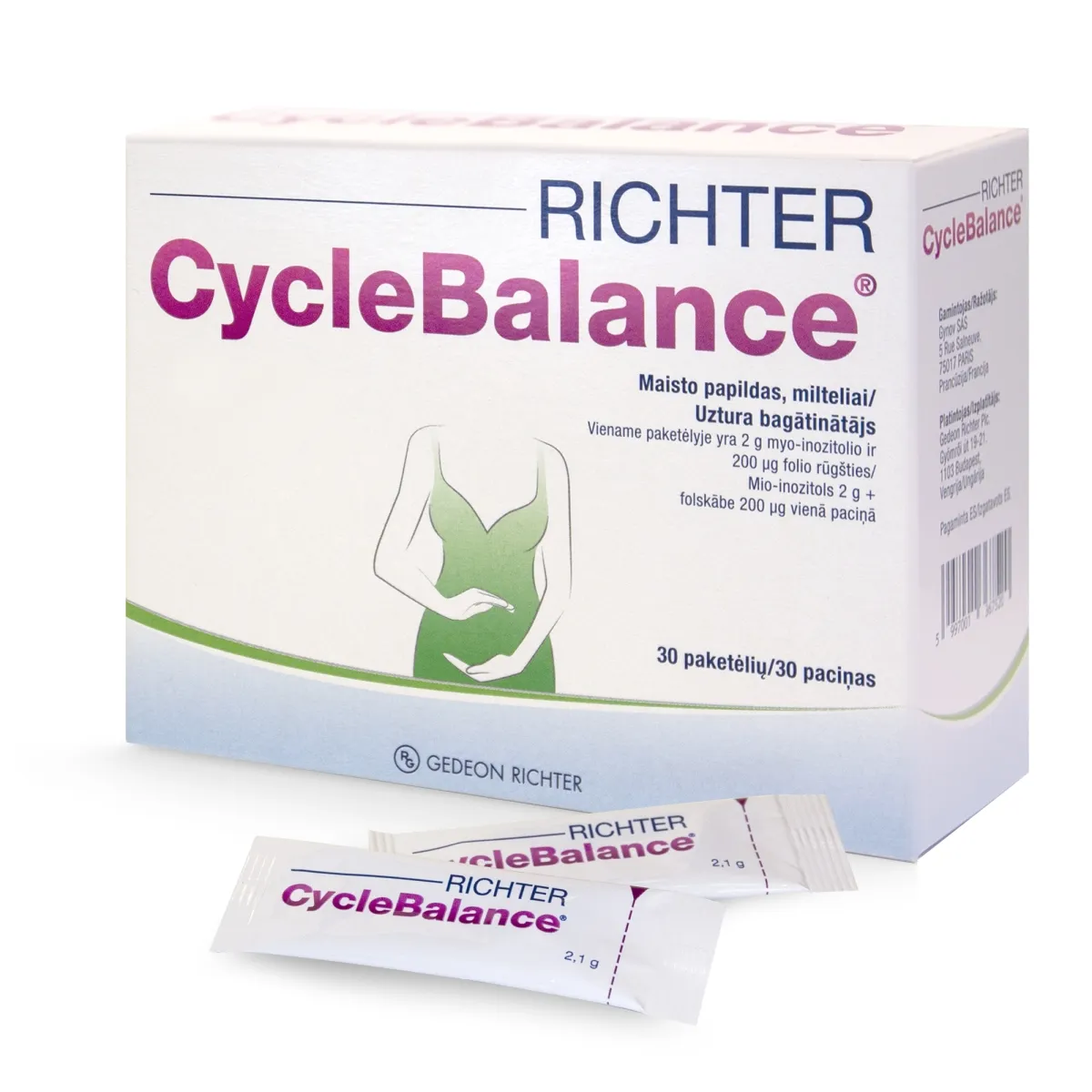 CYCLE BALANCE 2g pulveris, 30 gab. - Produkta attēls