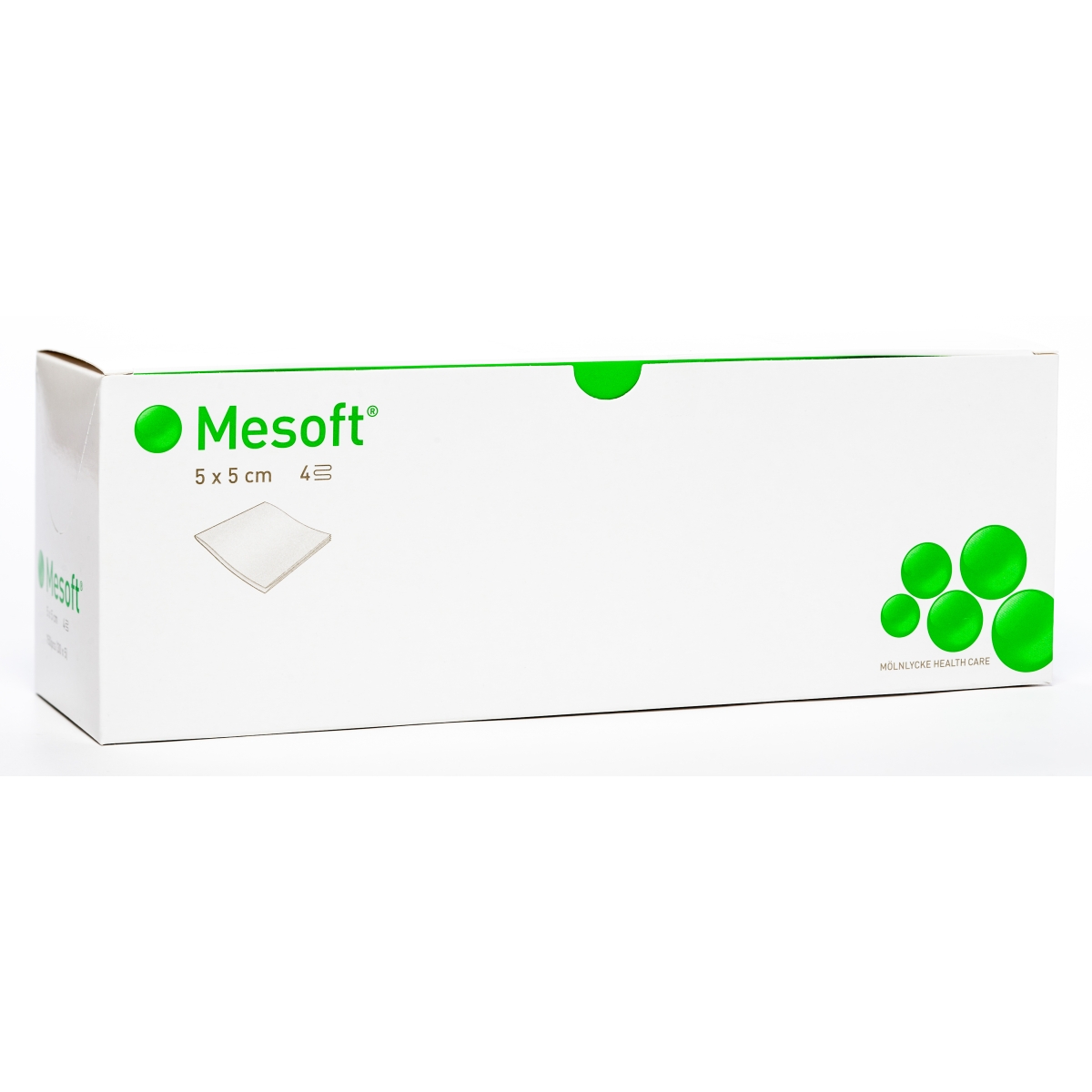 MESOFT salvetes 5 x 5cm, sterilas, 150 gab. - Produkta attēls