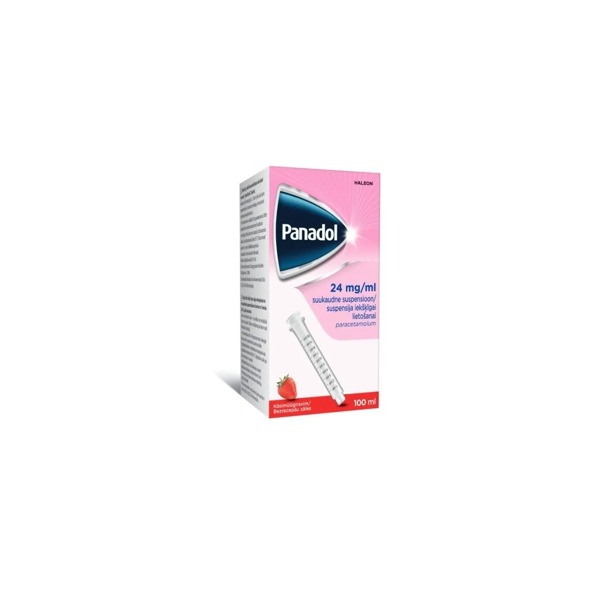 PANADOL 24MG/ML SUSPENSIJA 100ML - Produkta attēls