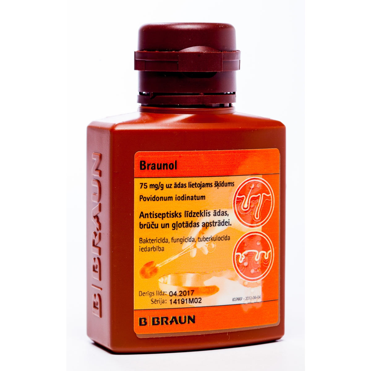 BRAUNOL 7.5 % šķīdums, 100 ml - Produkta attēls