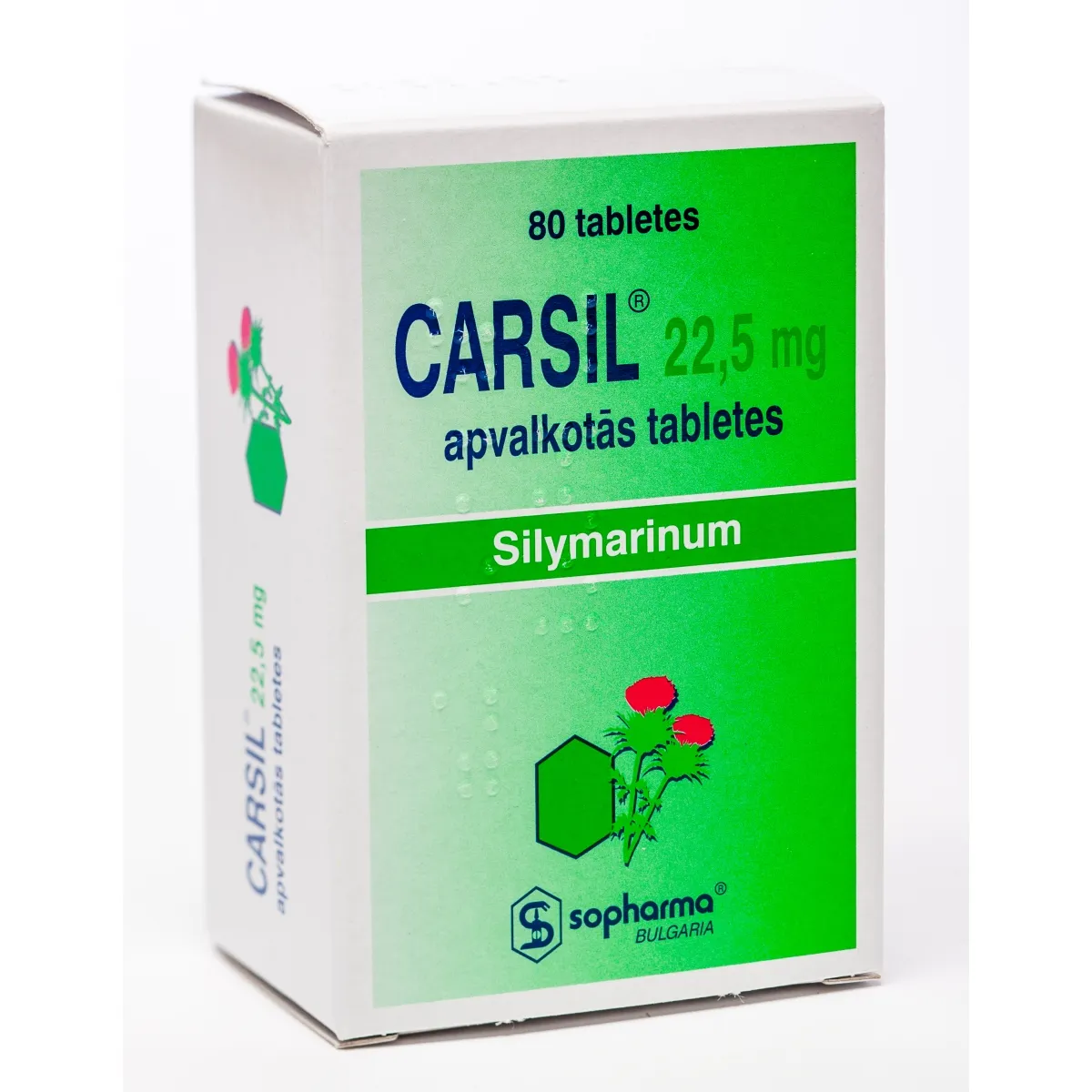 CARSIL 22.5MG TABLETES N80 - Produkta attēls