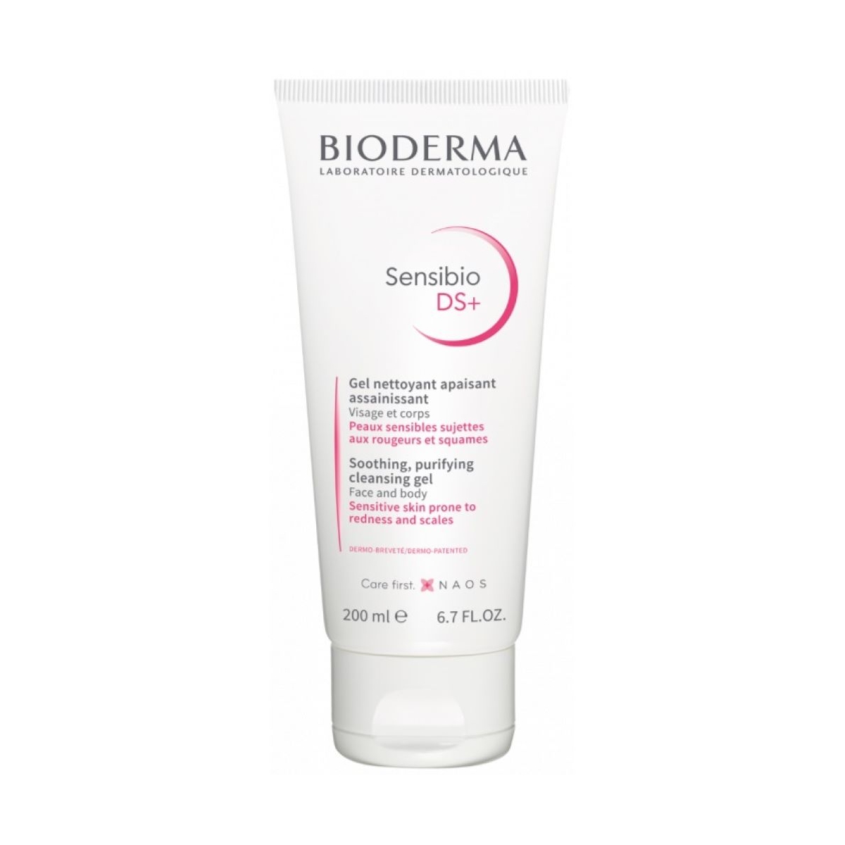 BIODERMA Sensibio DS+ putojošais gels, 200 ml - Produkta attēls