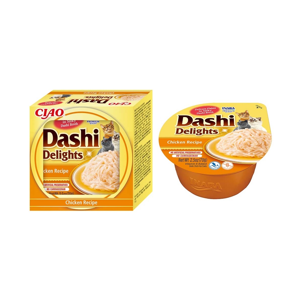 Churu Ciao Dashi Delights kaķiem, vista buljonā 70g N6 - Produkta attēls