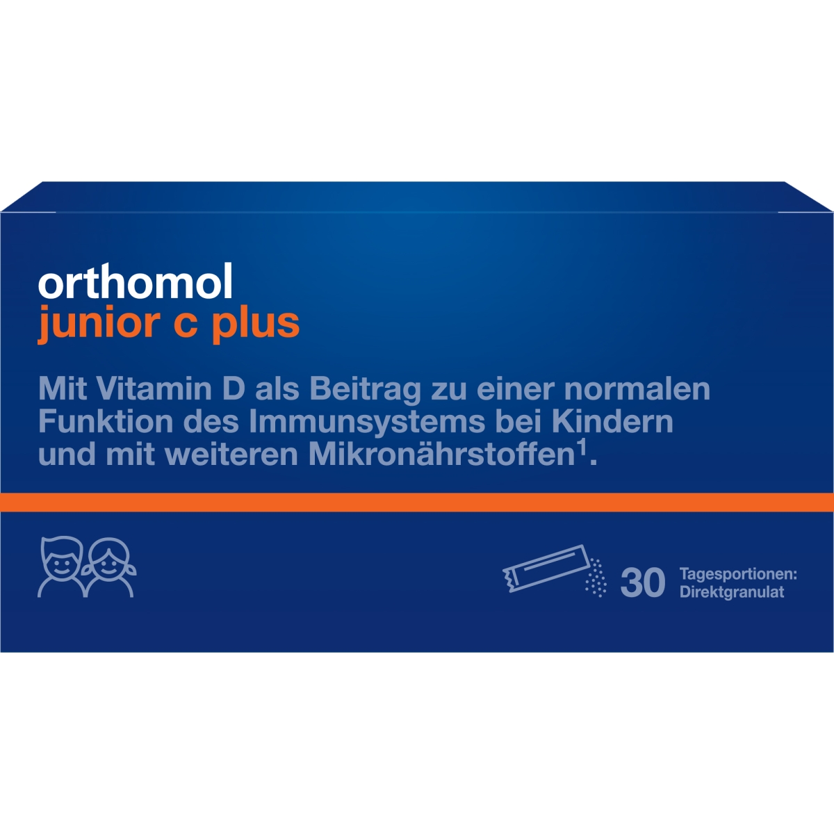 ORTHOMOL Junior C Plus aveņu-laima pulveris, 30 gab. - Produkta attēls