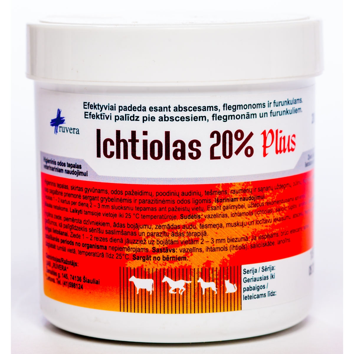 IHTIOLA ZIEDE 20% ( ICHTIOLAS PLUS ) 200G - Produkta attēls