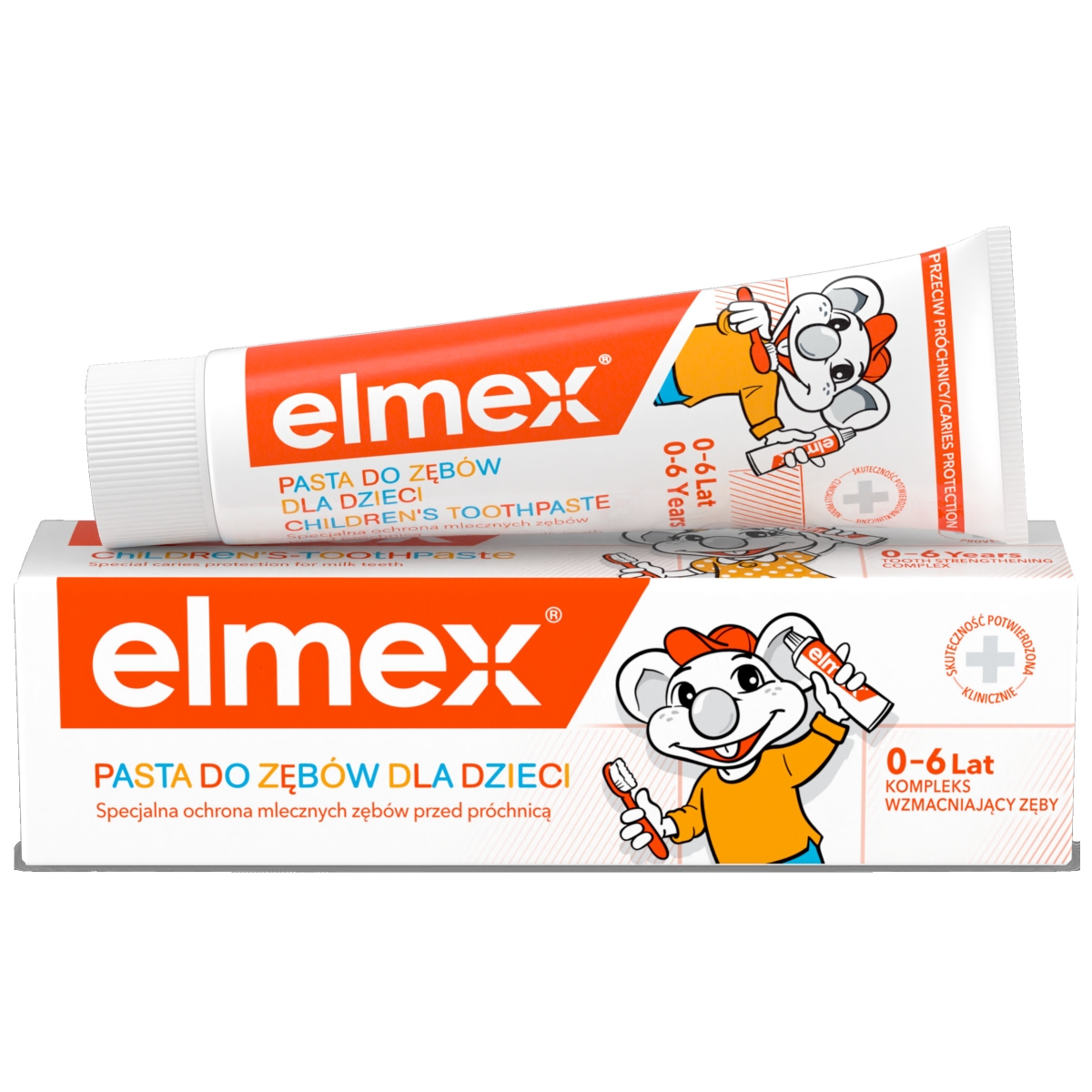 ELMEX® zobu pasta bērniem 0- 6gadi, 50 ml - Produkta attēls