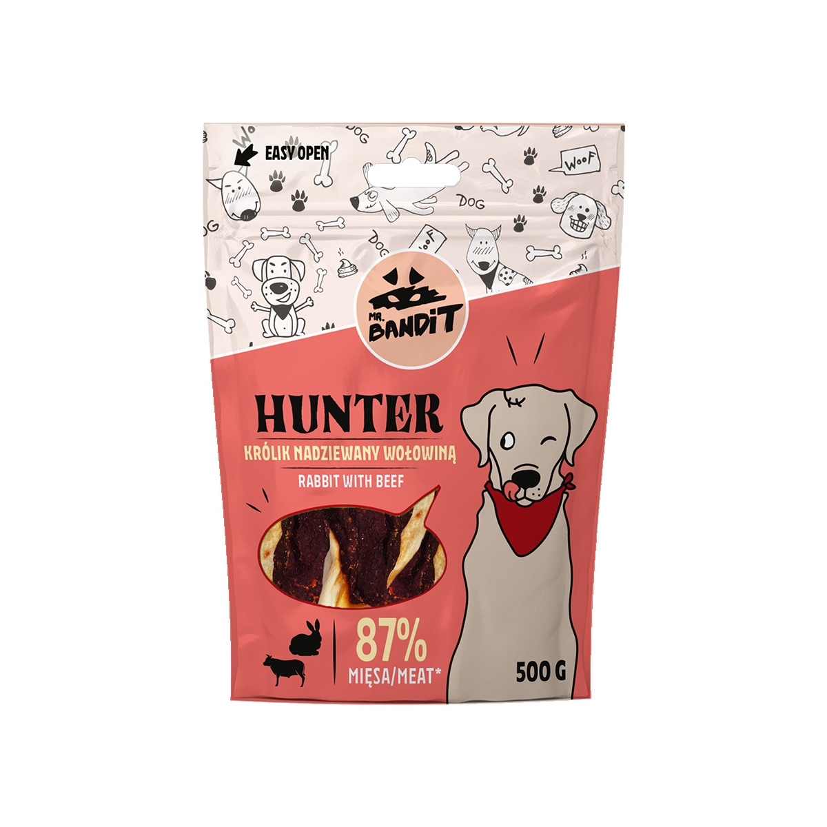 MR.BANDIT HUNTER TRUŠA AUSIS AR LIELLOPU 500G - Produkta attēls
