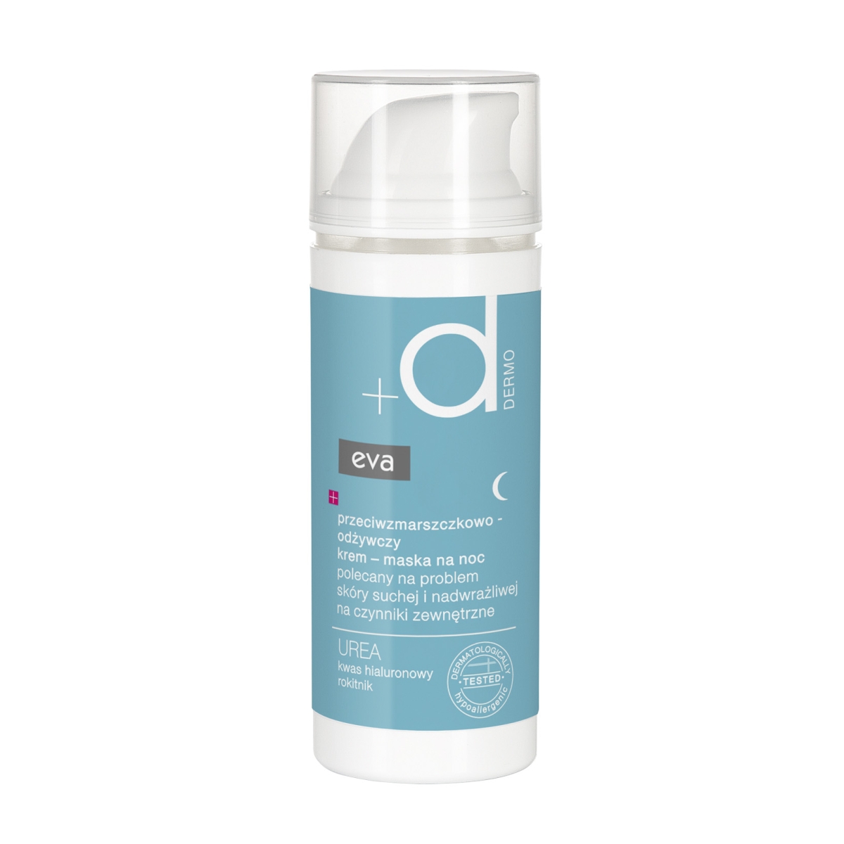 EVA DERMO pretgrumbu nakts krēms – maska sausai ādai, 50 ml - Produkta attēls