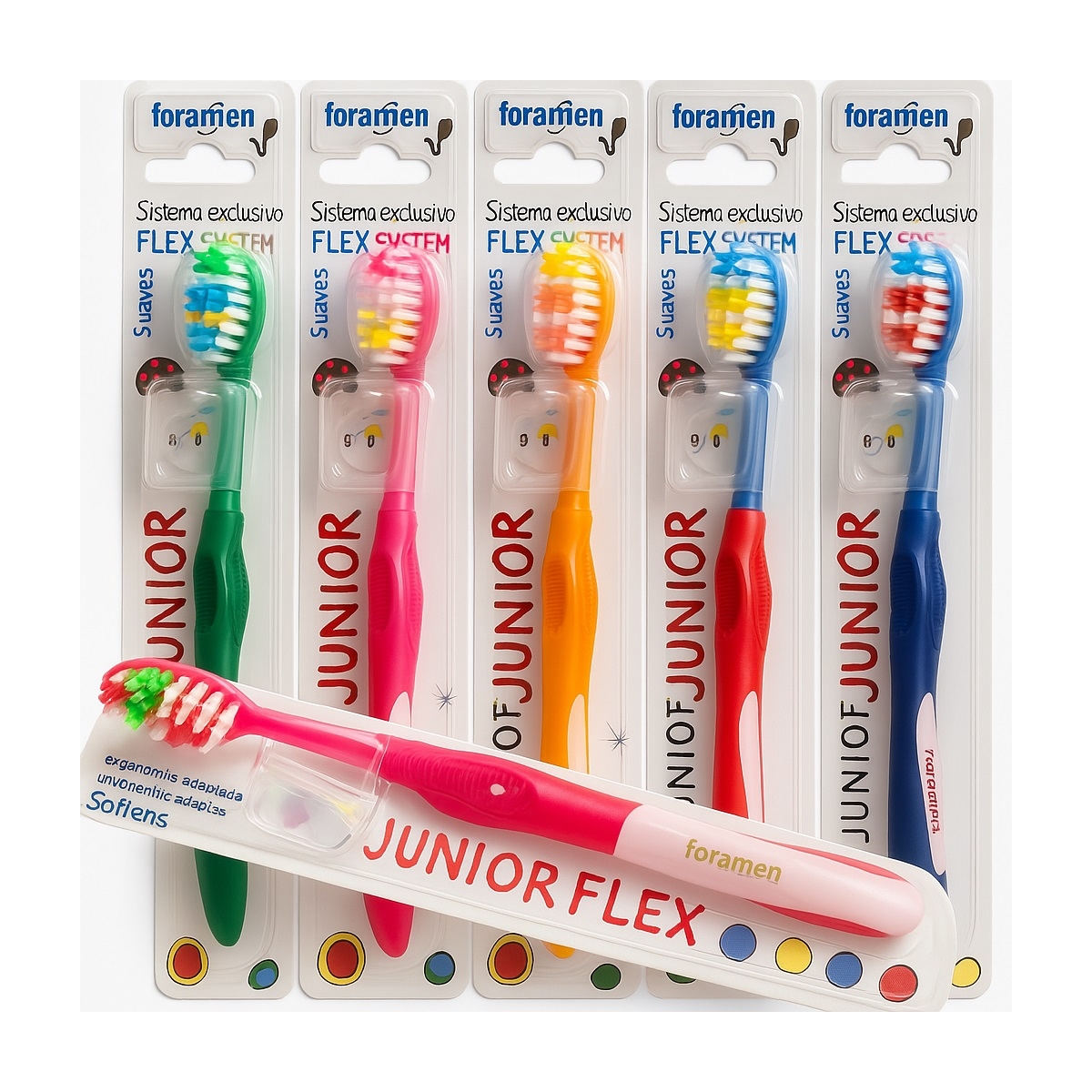 FORAMEN zobu birste Junior soft; 551 - Produkta attēls