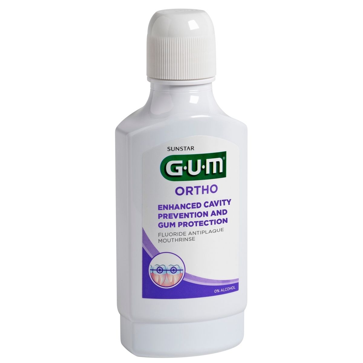 GUM® Ortho mutes skalošanas līdzeklis, 300 ml - Produkta attēls