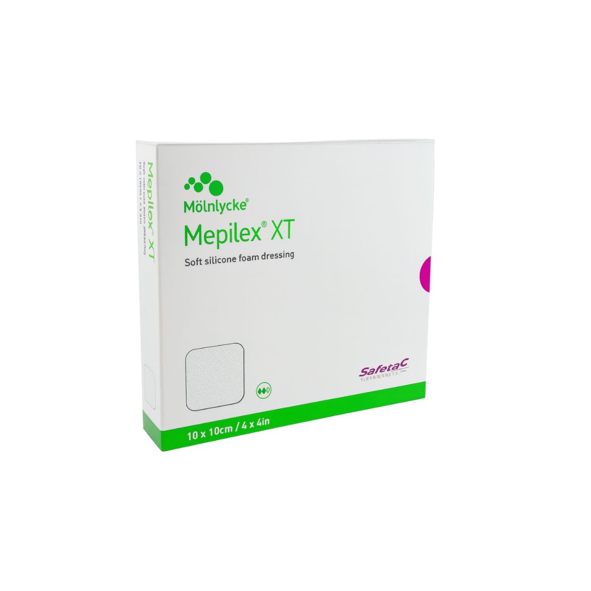 MEPILEX XT 10 x 10cm, sterils pārsējs, 5 gab. - Produkta attēls