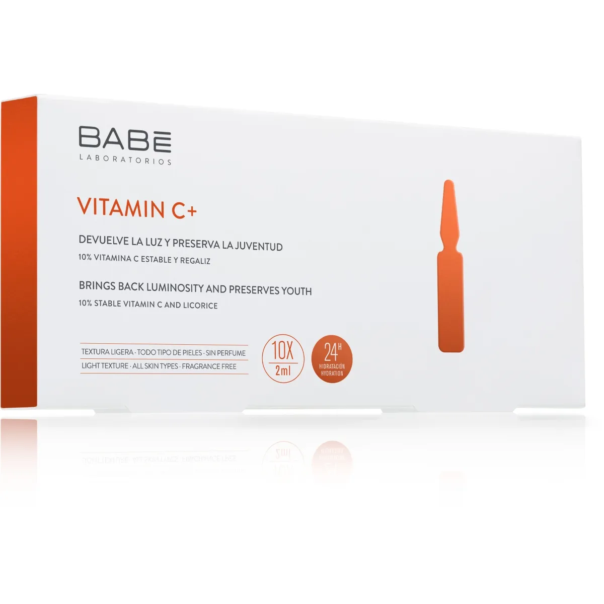 BABE Vitamin C+ ampulas, 2ml x 10gab - Produkta attēls